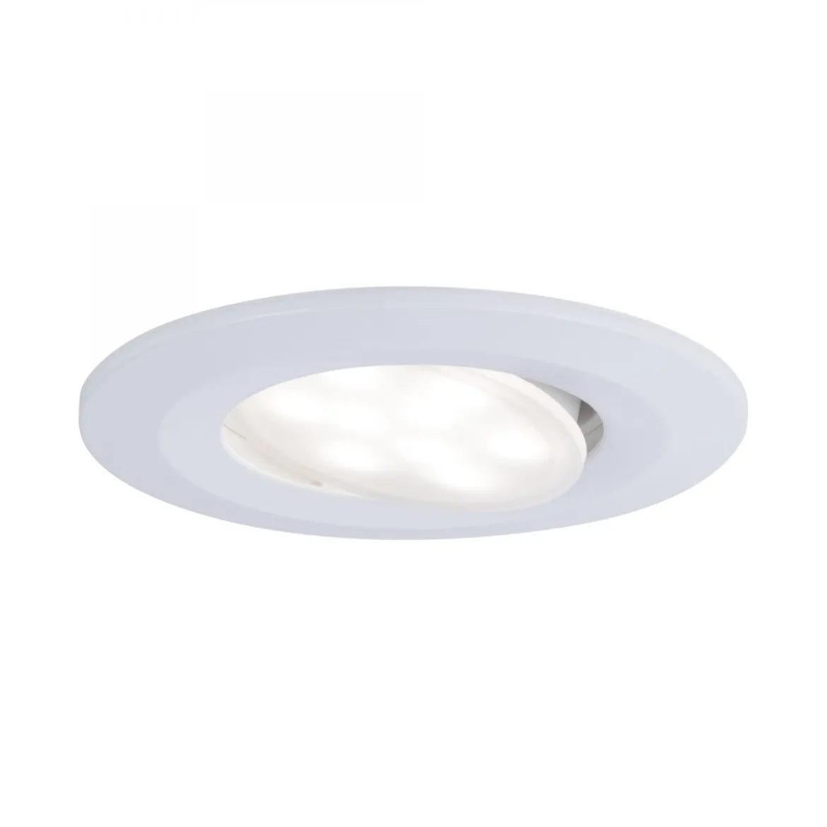 Paulmann No. 99930 Einbauleuchte LED Calla rund Einzelleuchte Weiß matt schwenkbar dimmbar