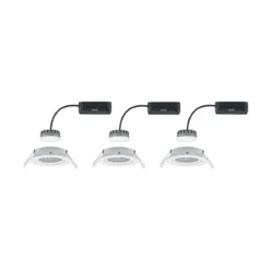 Paulmann No. 93875 Einbauleuchte LED Coin Slim IP23 rund Weiß 3er-Set dimmbar und schwenkbar