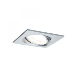 Paulmann No. 93492 Einbauleuchte LED Coin Nova eckig 6W Alu gedreht 3-Stufen dimmbar