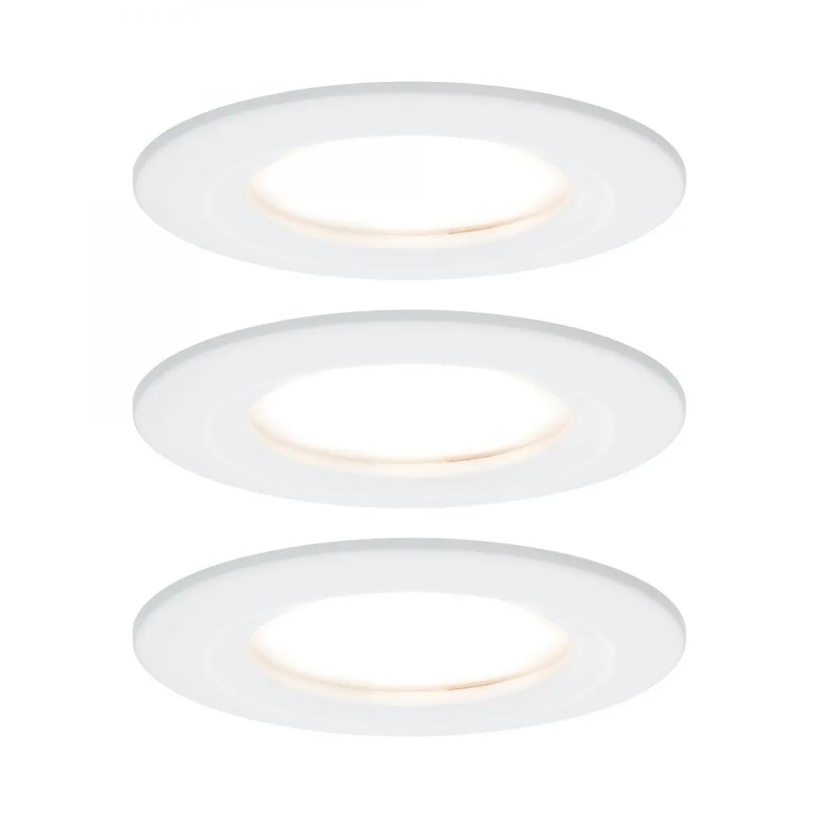 Paulmann No. 93496 Einbauleuchte LED Coin Nova rund 6W Weiß 3-Stufen dimmbar IP44