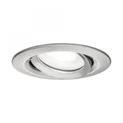 Paulmann No. 93671 Einbauleuchte LED Nova Plus GU10 6W Eisen gebürstet schwenkbar dimmbar