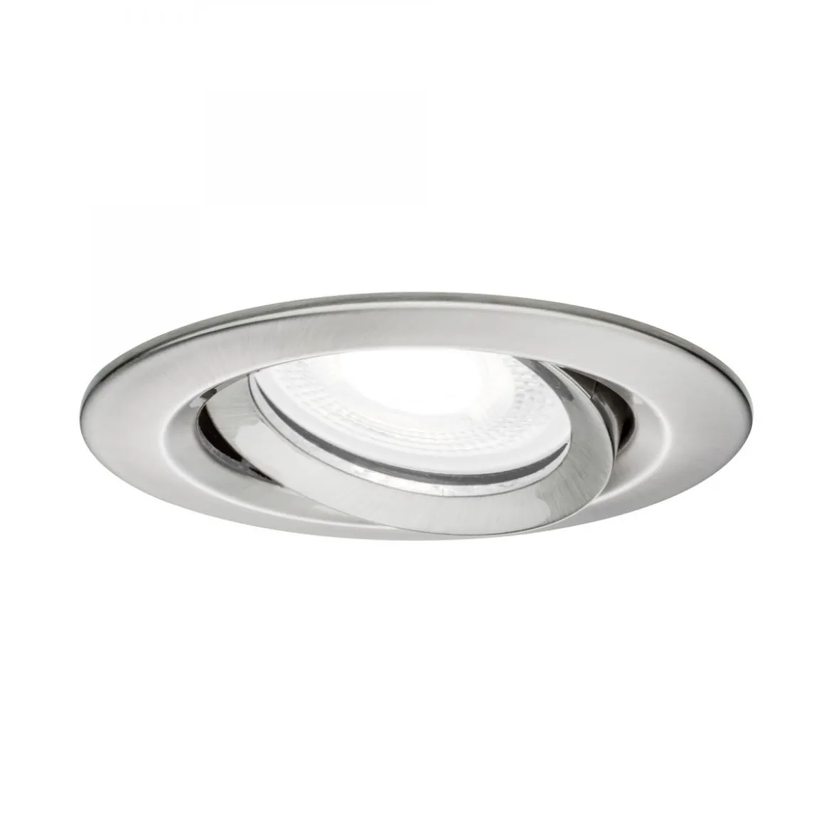 Paulmann No. 93671 Einbauleuchte LED Nova Plus GU10 6W Eisen gebürstet schwenkbar dimmbar