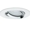 Paulmann No. 93673 Einbauleuchte LED Nova Plus GU10 6W Weiß Chrom schwenkbar dimmbar