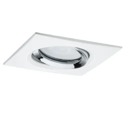 Paulmann No. 93674 Einbauleuchte LED Nova Plus GU10 6W Weiß Chrom schwenkbar dimmbar