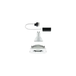 Paulmann No. 93674 Einbauleuchte LED Nova Plus GU10 6W Weiß Chrom schwenkbar dimmbar