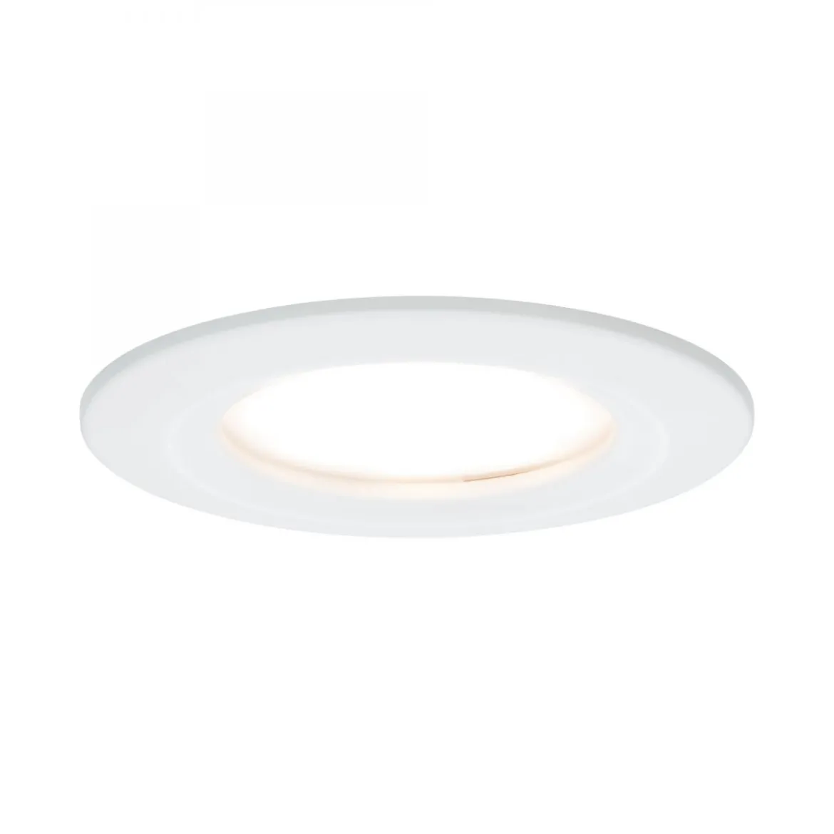 Paulmann No. 93870 Einbauleuchte LED Coin Slim IP44 rund 6W Weiß 3er-Set dimmbar