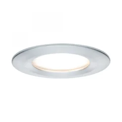 Paulmann No. 93901 Einbauleuchte LED Coin Slim IP44 rund 6W Alu 3er-Set dimmbar