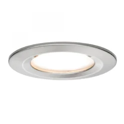 Paulmann No. 93873 Einbauleuchte LED Coin Slim IP44 rund 6W Eisen 3er-Set dimmbar