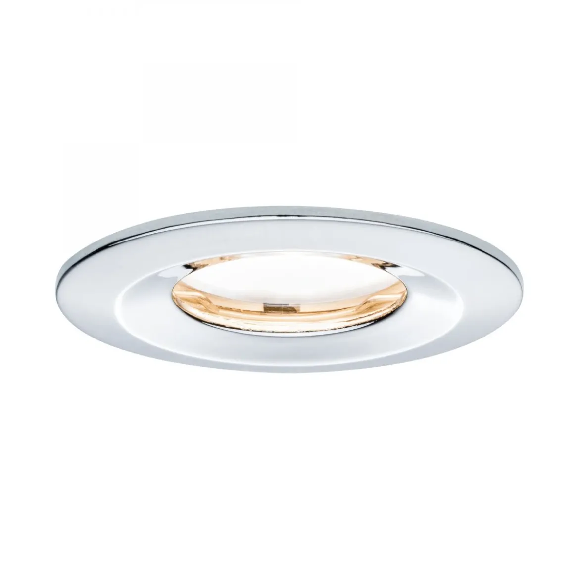 Paulmann No. 93883 Einbauleuchte LED Coin Slim IP65 starr Chrom 1er-Set dimmbar
