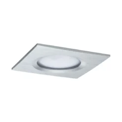 Paulmann No. 93895 Einbauleuchte LED Coin Slim IP44 eckig 6,8W Alu 3er-Set dimmbar
