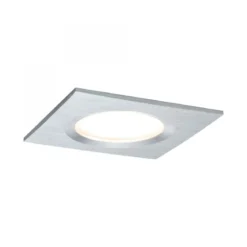 Paulmann No. 93895 Einbauleuchte LED Coin Slim IP44 eckig 6,8W Alu 3er-Set dimmbar