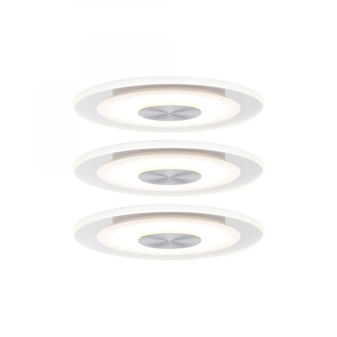 Paulmann No. 92907 Einbauleuchte LED Whirl rund 5,5W dimmbar 3-Set