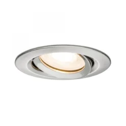 Paulmann No. 92900 Einbauleuchte LED Nova IP65 rund 7W GU10 Eisen 3er-Set schwenkbar