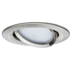 Paulmann No. 93447 Einbauleuchte LED Coin Nova 3er-Set rund 6W Eisen schwenkbar