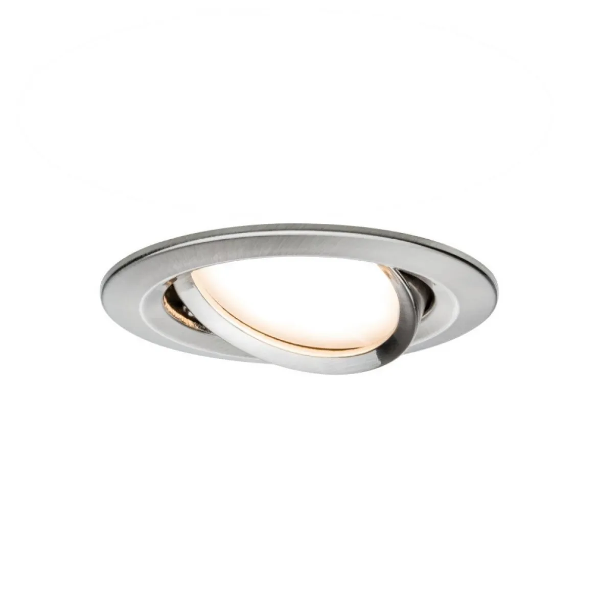 Paulmann No. 93447 Einbauleuchte LED Coin Nova 3er-Set rund 6W Eisen schwenkbar