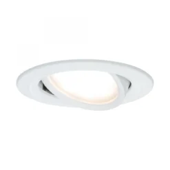 Paulmann No. 93448 Einbauleuchte LED Coin Nova rund 6W Weiß matt schwenkbar