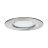 Paulmann No. 93458 Einbauleuchte LED Coin Nova 3er-Set rund 6W Eisen starr