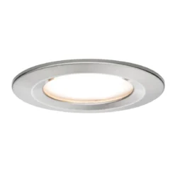 Paulmann No. 93458 Einbauleuchte LED Coin Nova 3er-Set rund 6W Eisen starr