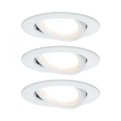 Paulmann No. 93485 Einbauleuchte LED Coin Nova rund 6W Weiß matt 3-Stufen dimmbar