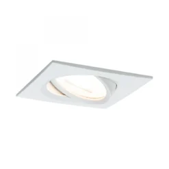 Paulmann No. 93489 Einbauleuchte LED Coin Nova eckig 6W Weiß matt 3-Stufen dimmbar