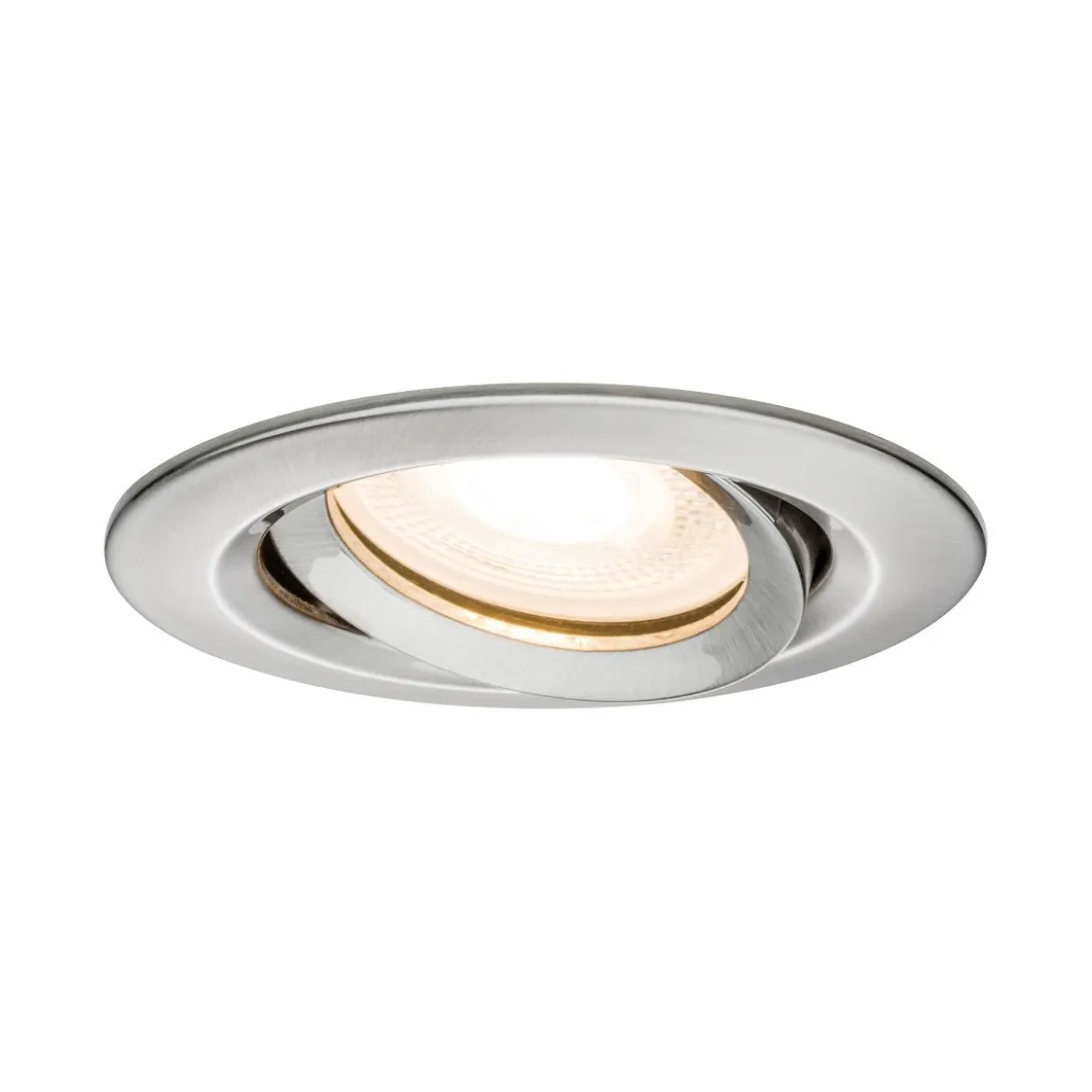Paulmann No. 92899 Einbauleuchte LED Nova IP65 rund 7W GU10 Eisen 1er-Set schwenkbar