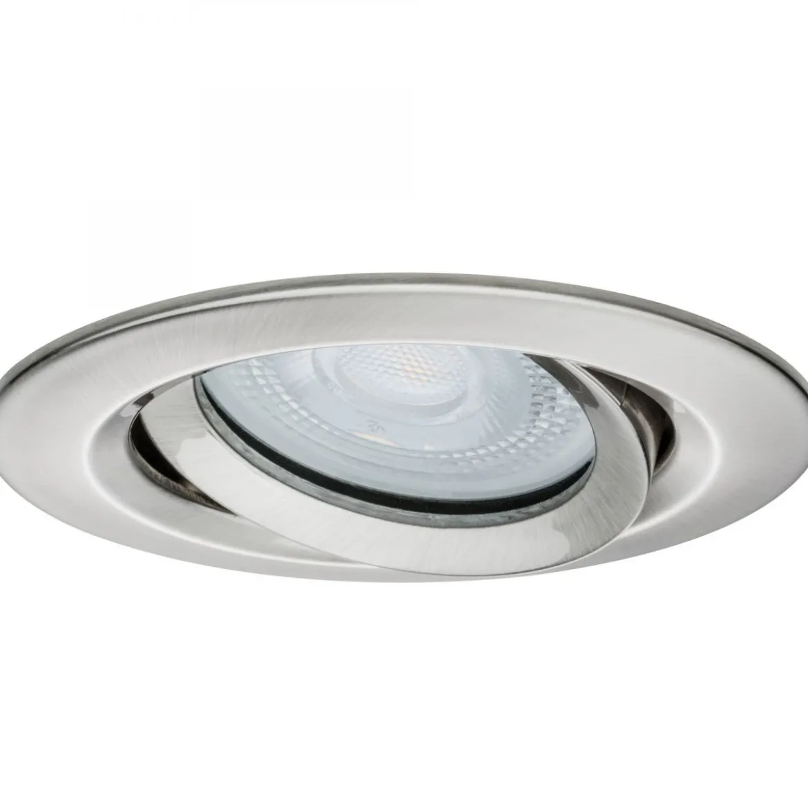 Paulmann No. 92899 Einbauleuchte LED Nova IP65 rund 7W GU10 Eisen 1er-Set schwenkbar