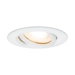 Paulmann No. 92897 Einbauleuchte LED Nova IP65 rund 7W GU10 Weiß 1er-Set schwenkbar