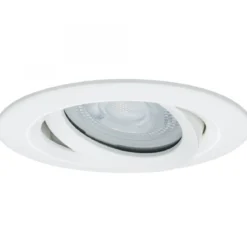 Paulmann No. 92897 Einbauleuchte LED Nova IP65 rund 7W GU10 Weiß 1er-Set schwenkbar