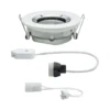 Paulmann No. 93663 Einbauleuchte LED Nova IP65 rund max. 35W Weiß, Chrom 1er-Set schwenkbar
