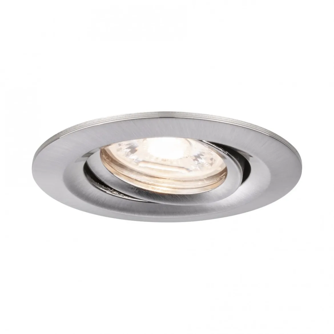 Paulmann No. 92972 Einbauleuchte Nova mini Plus EasyDim schwenkbar 4,2W 2.700K Eisen gebürstet