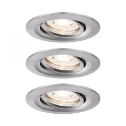 Paulmann No. 92973 Einbauleuchte Nova mini Plus EasyDim schwenkbar 3x4,2W 2.700K Eisen