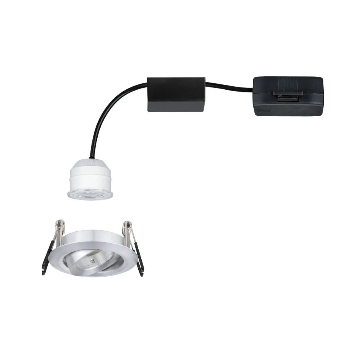 Paulmann No. 92974 Einbauleuchte Nova mini Plus EasyDim schwenkbar 4,2W 2.700K Alu