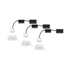 Paulmann No. 94293 Einbauleuchte Nova mini schwenkbar 3x4W 2.700K Weiß matt 230V