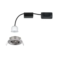 Paulmann No. 94294 Einbauleuchte Nova mini schwenkbar 4W 2.700K Eisen gebürstet 230V