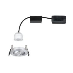 Paulmann No. 94296 Einbauleuchte Nova mini schwenkbar 4W 2.700K Alu gedreht 230V