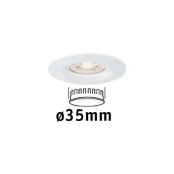Paulmann No. 94298 Einbauleuchte Nova mini starr IP44 4W 2.700K Weiß matt 230V