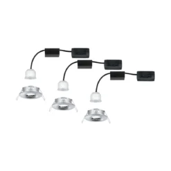 Paulmann No. 94303 Einbauleuchte Nova mini starr IP44 3x4W 2.700K Chrom 230V