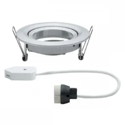 Paulmann No. 93640 Einbauleuchte Nova IP23 rund Alu gedreht 1er-Set, max. 35W GU10