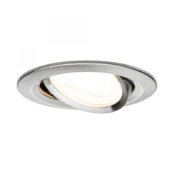 Paulmann No. 93641 Einbauleuchte Nova IP23 rund Eisen gebürstet 1er-Set, max. 35W GU10