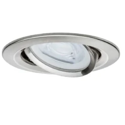 Paulmann No. 93641 Einbauleuchte Nova IP23 rund Eisen gebürstet 1er-Set, max. 35W GU10