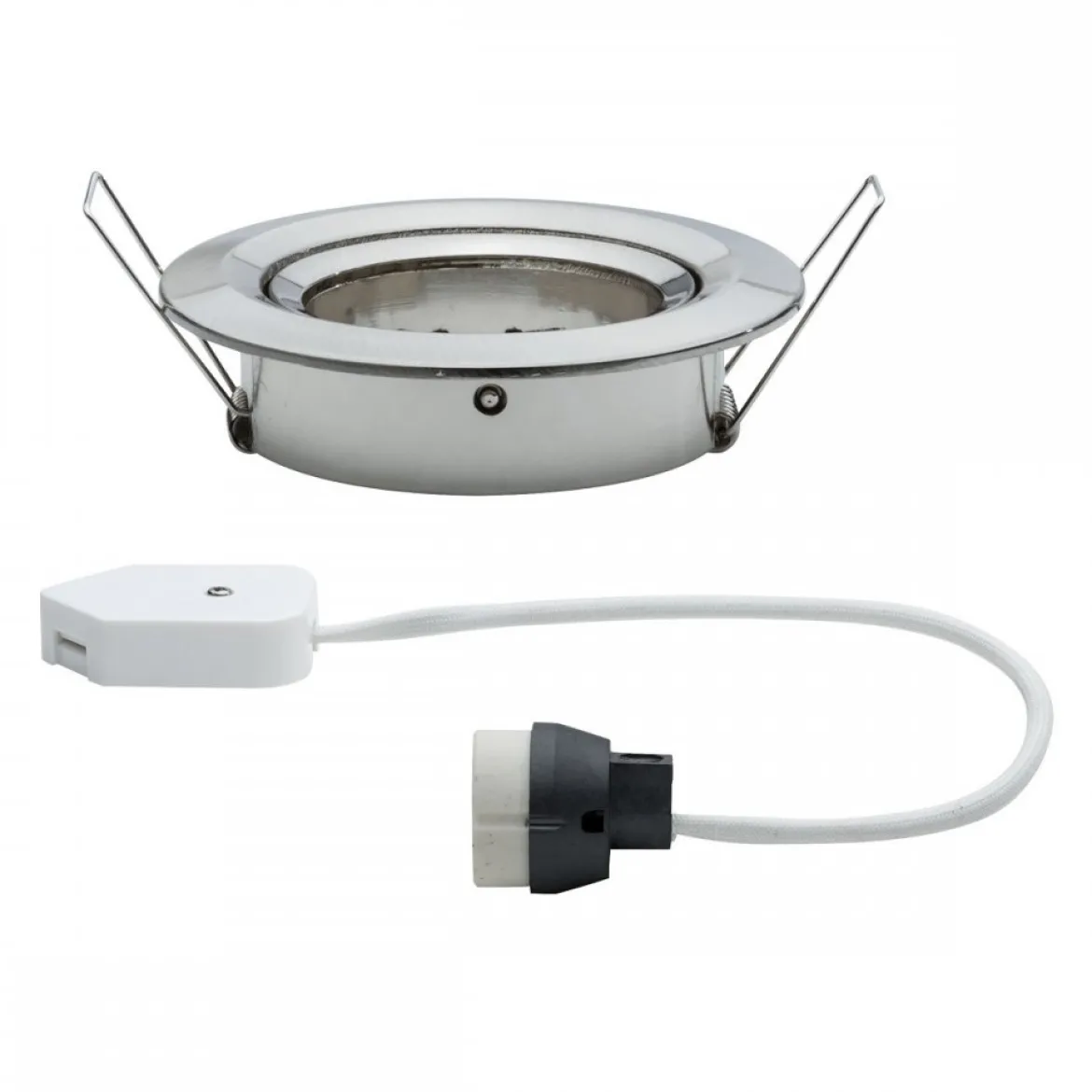Paulmann No. 93641 Einbauleuchte Nova IP23 rund Eisen gebürstet 1er-Set, max. 35W GU10