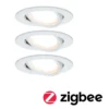Paulmann No. 5140 Einbauleuchte Nova Coin 3x6,5W 2700K inkl. Zigbee Controller Cephei