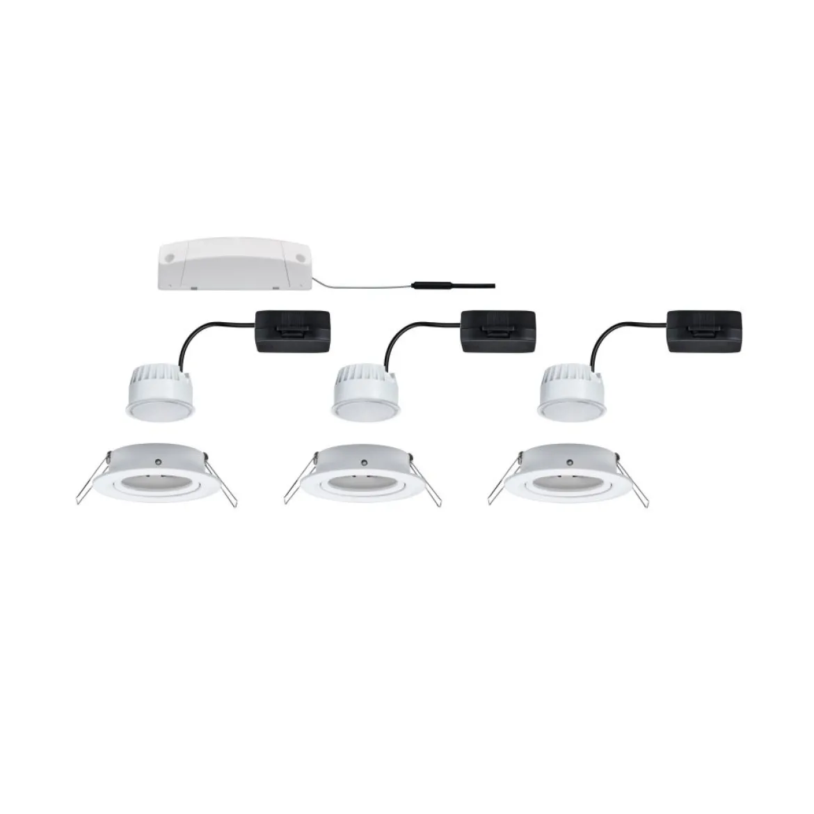 Paulmann No. 5140 Einbauleuchte Nova Coin 3x6,5W 2700K inkl. Zigbee Controller Cephei