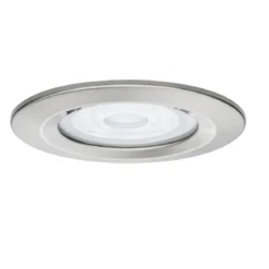 Paulmann No. 93633 Einbauleuchte Nova IP44 rund Eisen gebürstet 1er-Set, max. 35W GU10