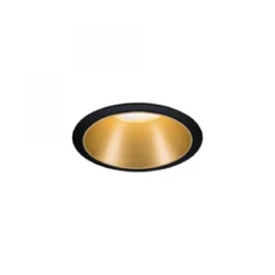 Paulmann No. 93404 Einbauleuchten Set LED Cole Gold Schwarz 3-Step dimmbar 2700K