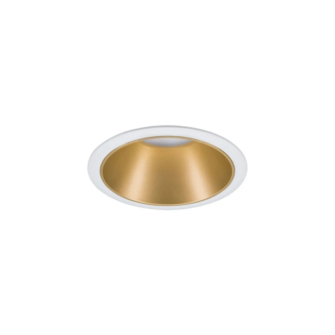 Paulmann No. 93406 Einbauleuchten Set LED Cole Weiß Gold 3-Step dimmbar 2700K