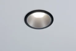 Paulmann No. 93408 Einbauleuchten Set LED Cole Silber Schwarz 3-Step dimmbar 2700K