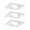 Paulmann No. 93678 Einbauleuchten Set LED Nova Plus 3x6W Weiß dimmbar
