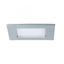 Paulmann No. 92076 Einbaupanel LED eckig 6W 4000K Chrom matt IP44 spritzwassergeschützt