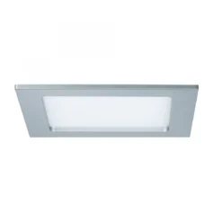 Paulmann No. 92077 Einbaupanel LED eckig 12W 4000K Chrom matt IP44 spritzwassergeschützt